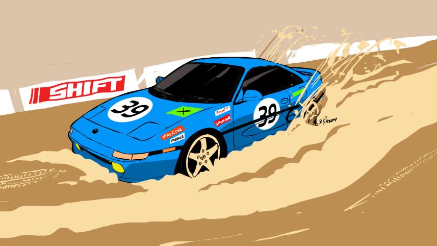 Shift Toyota MR2 rallycross stuck Ehsanur Raza