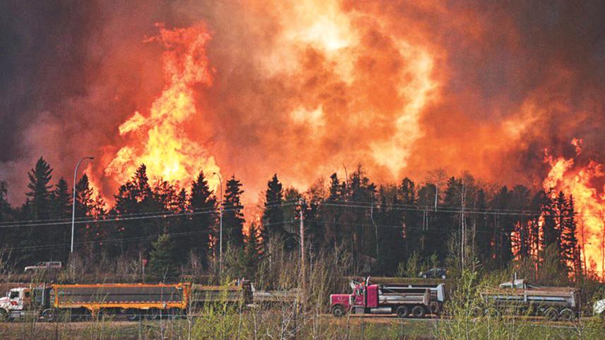 Wildfire in Canda !