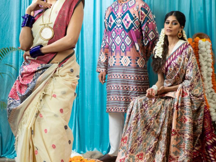 Vibrant colours of Puja celebrations