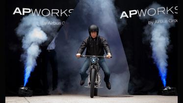 First 3-D printed motorbike