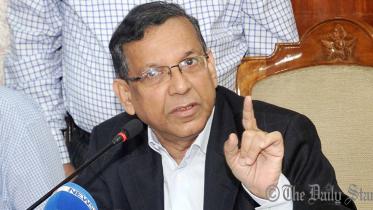 Law Minister Anisul Huq talks on Jatiya Oikyafront's Demand