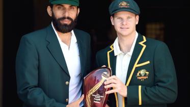 Steven Smith and Misbah-ul-Haq