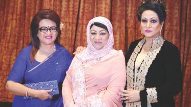 Babita, Suchanda and Champa, spotted at an event in the capital recently