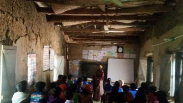 Dulali Government Primary School in Joypurhat's Akkelpur Upazila