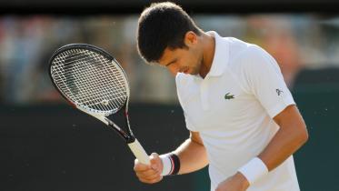 Djokovic Wimbledon exit.JPG