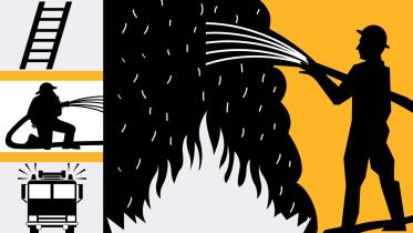 Fire at Baunia of Dhaka slum