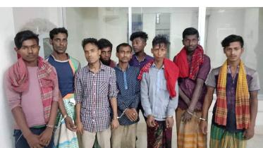 Nine persons arrested for Anti-narcotics drive