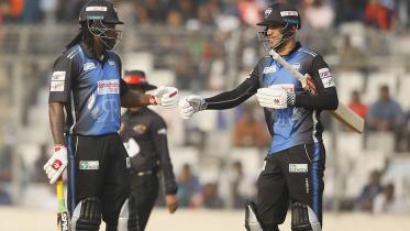 Chris Gayle and Alex Hales