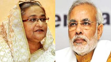 Sheikh Hasina and Narendra Modi