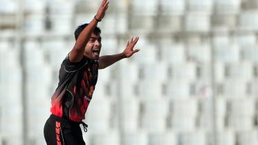 Young pace bowler Abu Jayed 