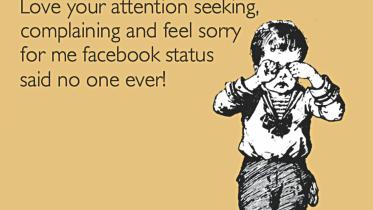 Justifying Attention Seekers