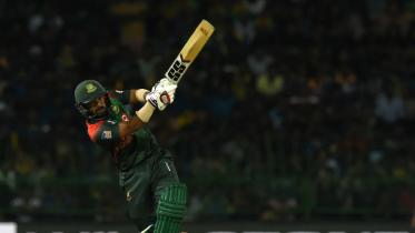 Liton Das in Nidahas Trophy against Sri Lanka