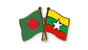 Myanmar Bangladesh flag