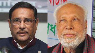 Awami League General Secretary Obaidul Quader with Kader Siddique