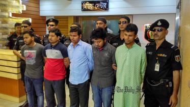 Rab detains five person