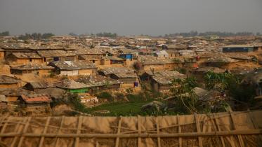 The Kutupalong Rohingya refugee camp 