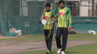 Bangladesh ODI captain Mashrafe Bin Mortaza and Sabbir Rahman