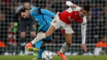 Lionel Messi and Alexis Sanchez