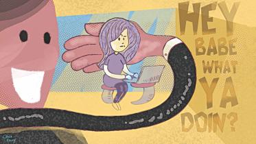 Sexual harassment cartoon