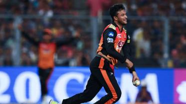 Shakib Al Hasan in IPL 2018 Match