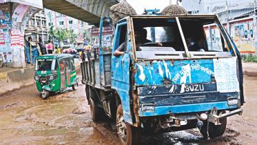 garbage collection truck