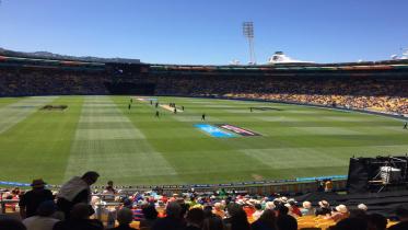 Glorious morning in Wellington hosting NZL and ENG