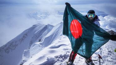 Wasfia Nazreen sets up camp at GORO 2