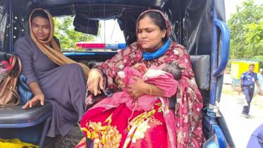 Woman Gives Birth to Baby