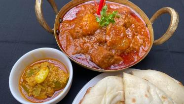 ALOO BUKHARA BEEF BHUNA