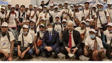 Bangladeshi workers reaching Malaysia