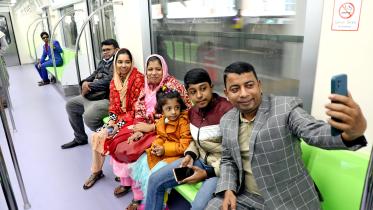 Metro Rail journey on December 29, 2022 by Prabis Das of The Daily Star