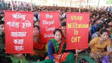 Protests for land rights in CHT