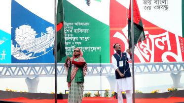 PM Sheikh Hasina and Obaidul Quader at the AL Council.jpg