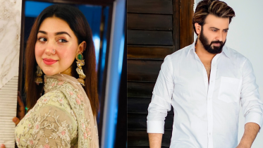 Shakib Khan and Apu Biswas 