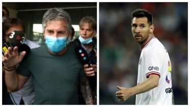 Jorge Messi and Lionel Messi