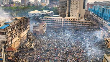Bangabazar fire risk