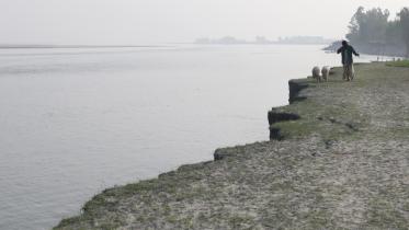 River erosion in Bangladesh