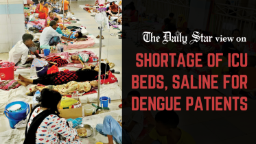 shortage of icu beds saline for dengue patients
