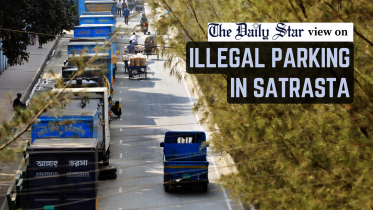 illegal truck parking in satrasta