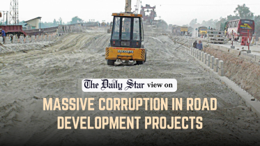 massive corruption in road development projects