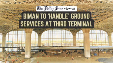biman to handle ground services at third terminal of dhaka airport