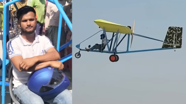 Bangladeshi man Julhas Molla builds aircraft