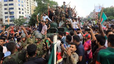 Military with general public