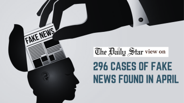 296 cases of fake news found in april