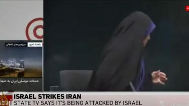 Iran state TV live broadcast resumes after Israeli attack