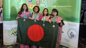 Bangladesh girls' maths olympiad team