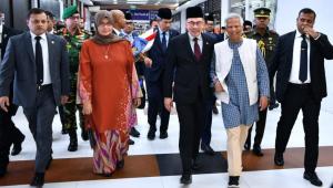 Yunus and Malaysian PM 