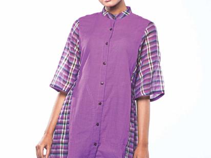 Bibi Russell and her Gamchha creations 