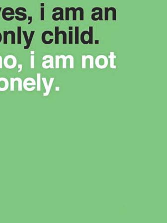 A Day in the Life of an Only Child